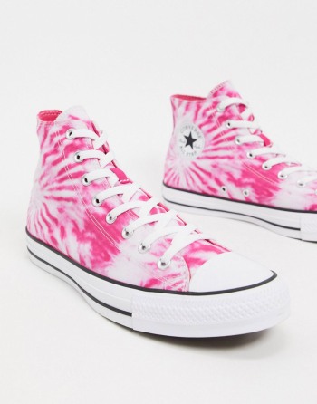 Converse Chuck Taylor All Star Hi Tie Dye Roze Ljubičaste - Muške Tenisice | 41290RPQG